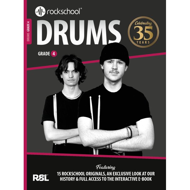 Rockschool Drums Grade 4: 35th Anniversary Edition