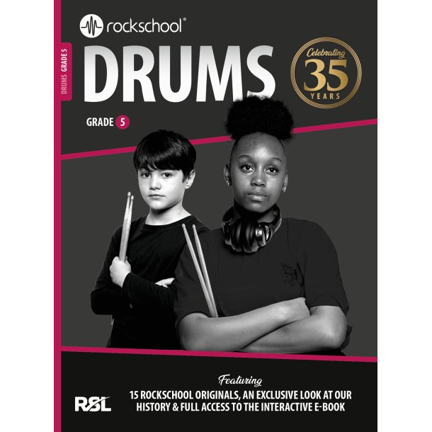 Rockschool Drums Grade 5: 35th Anniversary Edition