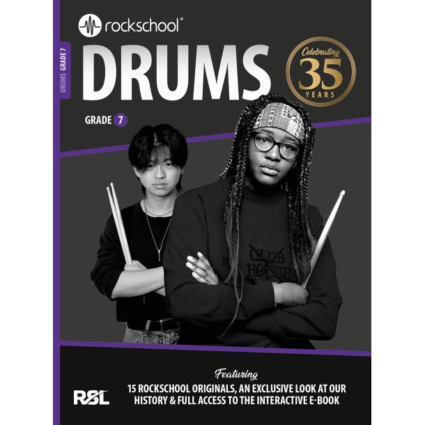 Rockschool Drums Grade 7: 35th Anniversary Edition