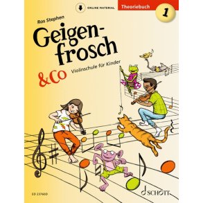 Geigenfrosch & Co: Theoriebuch 1