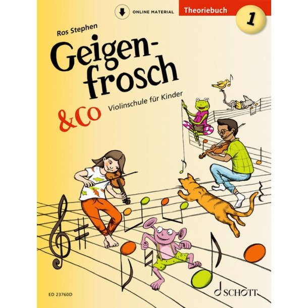 Geigenfrosch &amp; Co: Theoriebuch 1