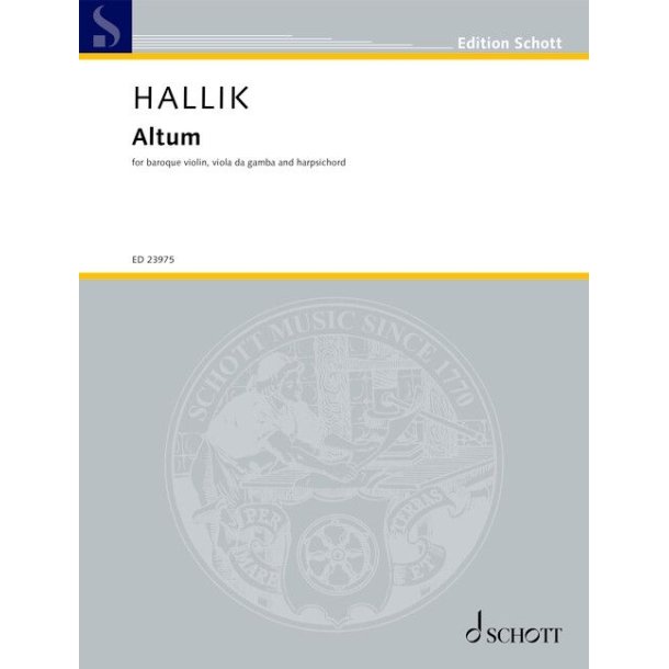 Altum: Violin, Viola da Gamba and Harpsichord