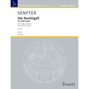Die Nachtigall op. 53/1: Fassung f&uuml;r Alt, Fl&ouml;te und Klavier