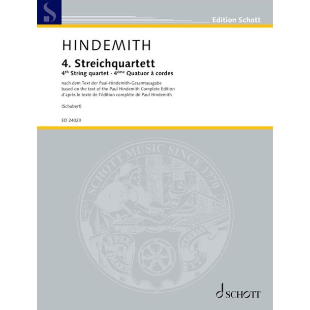 4. Streichquartett op. 22