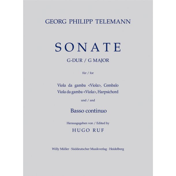 Sonata - Telemann, Georg Philipp