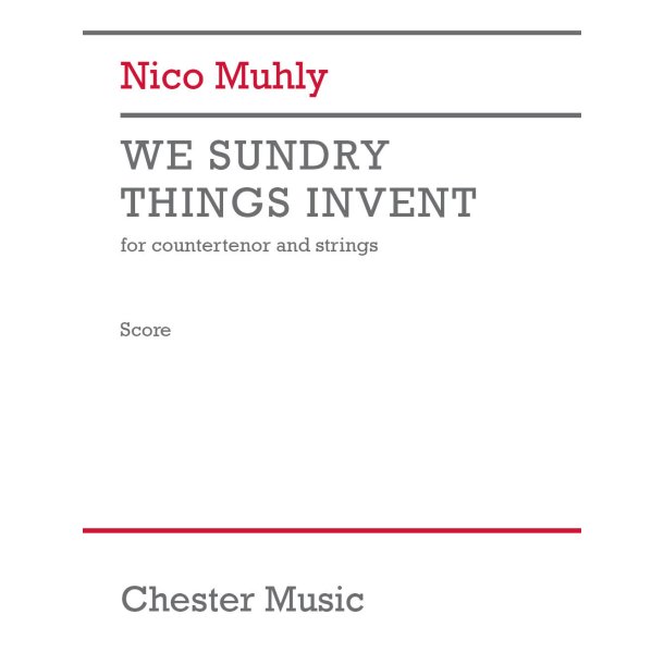 We Sundry Things Invent: countertenor, strings