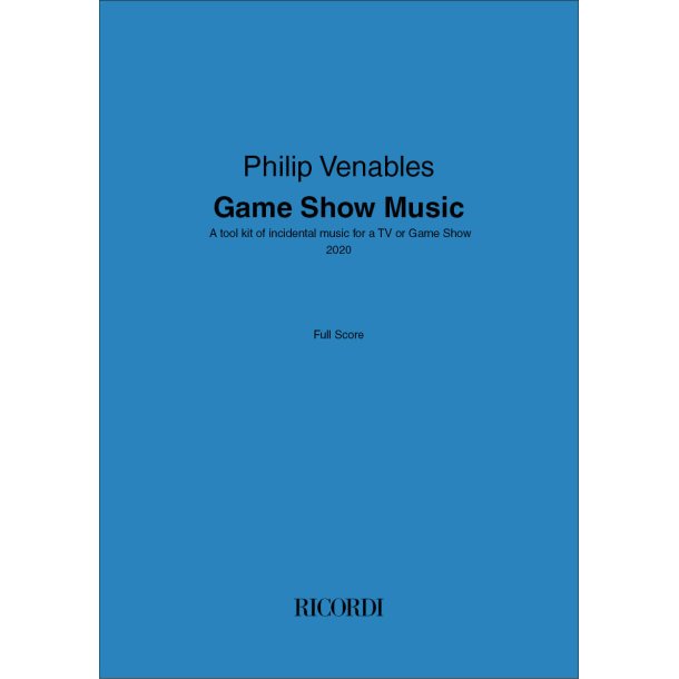 Game Show Music: A tool kit of incidental music for a TV or Game Show 2020