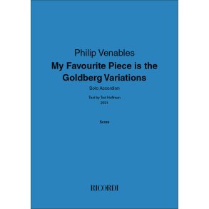 My Favourite Piece is the Goldberg Variations: Solo Accordion