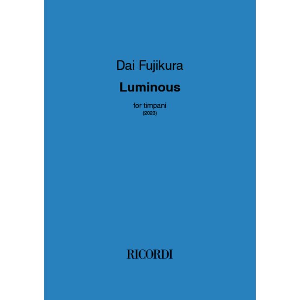 Luminous: for timpani (2023)