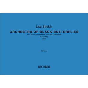 Orchestra of black butterflies