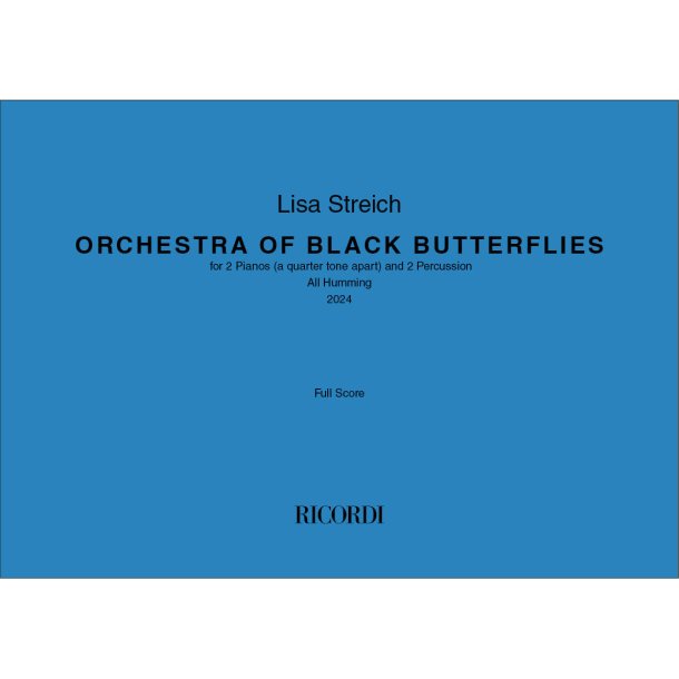 Orchestra of black butterflies