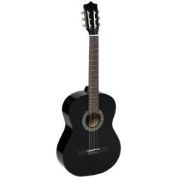 Begynder guitarpakke m. Sant CL-50-BK spansk guitar sort (4/4)
