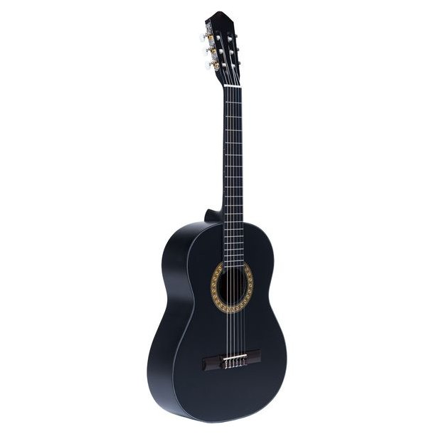 Santana Classical 18 BK spansk guitar matt black