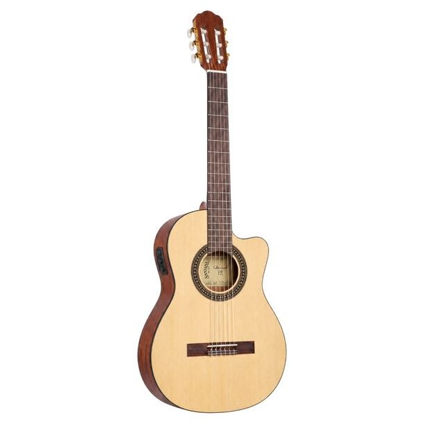 Santana Classical 20 SNA spansk guitar nature m. pickup &amp; cutaway