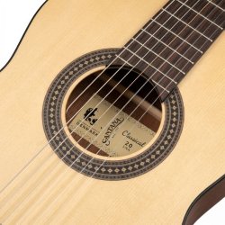 Santana Classical 20 SNA spansk guitar nature m. pickup &amp; cutaway