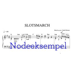 Slotsmarch - Klavernoder, akkorder og tekst - Jul p Slottet PDF Download