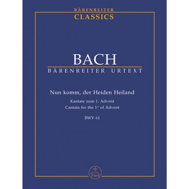 Nun komm, der Heiden Heiland - Bach, Johann Sebastian
