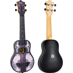 TUS40 Travel Ukulele - Mandala Wood : w/bag