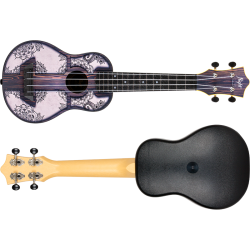 TUS40 Travel Ukulele - Mandala Wood : w/bag