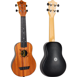 Rejse/Travel sopran Ukulele TUS53  - Mahogany : med taske fra Flight