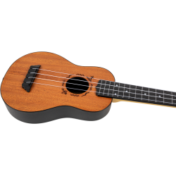 Rejse/Travel sopran Ukulele TUS53  - Mahogany : med taske fra Flight