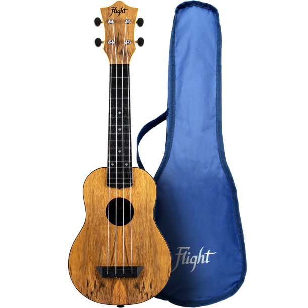 Rejse/Travel sopran Ukulele TUS55 - Mango : med taske fra Flight