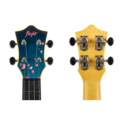 Flight Travel Ukulele Sakura LONGNECK Sopran/koncert + gigbag