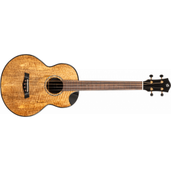 Maia Baritone Electro Acoustic Ukulele Left Handed : Solid Top, Steel String