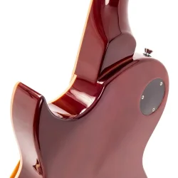 Vintage V100 Guitar- Flame Iced Tea