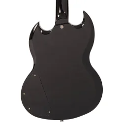 Vintage V69 Coaster Series Electric Guitar: Gloss Black