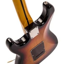 Vintage Electric Guitar- Maple Fingerboard: Sunset Sunburst