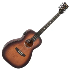 Vintage Stage Series Parlour Electro Guitar: Antiqued