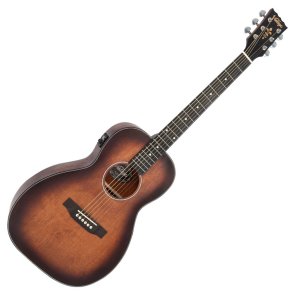 Vintage Stage Series Parlour Electro Guitar: Antiqued