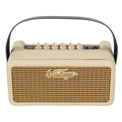 Vintage Retro 15 Amplifier With Dsp: Vintage White