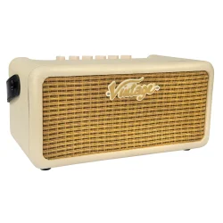 Vintage Retro 15 Amplifier With Dsp: Vintage White