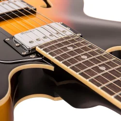 Vintage Semi-Acoustic Guitar - Sunburst