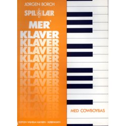 Spil og lr mer klaver - med cowboybas