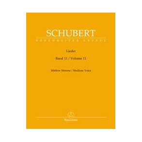 Lieder Volume 11, Medium Voice & Piano