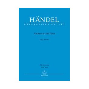 Anthem on the Peace HWV 266 (267) (Vocal Score)