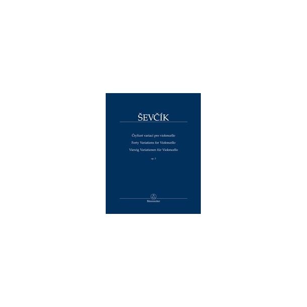 Forty Variations Op.3 for Violoncello