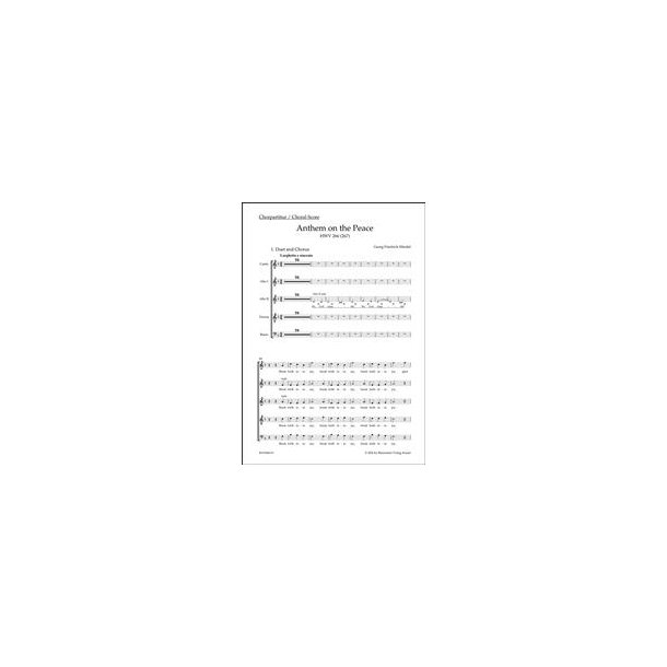 Anthem on the Peace HWV 266 (267) (Choral Score)