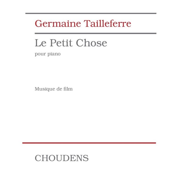 Le Petit Chose for piano (film music)