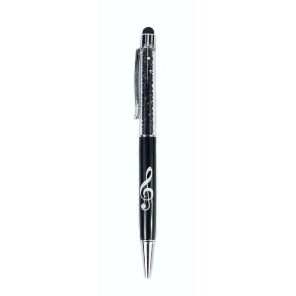 Stylus Pen med G-ngle  sort/krystal