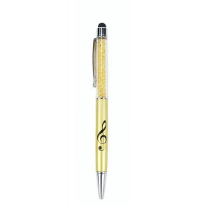 Stylus Pen med G-ngle, guld/krystal