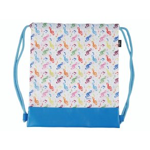 Drawstring bag g-clef 4C : 37*44 cm H