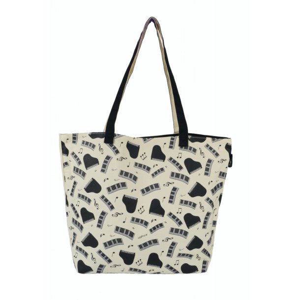 City Shopper piano & keys black/silver : 41/29*31(H)*12 cm