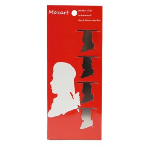 Clip Mozart 4 pcs : stainless steel 22*25 mm
