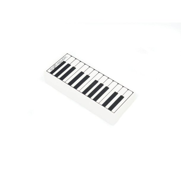 Eraser keyboard : White 6*2.5 Cm