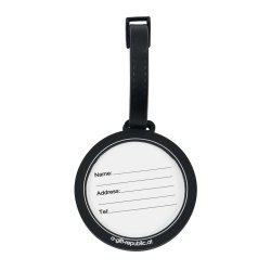 Luggage tag '' All I need is Music'' : D: 6.5 cm