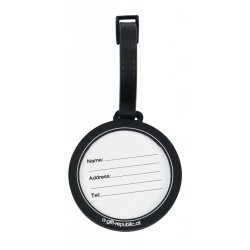Luggage tag '' All I need is Music'' : D: 6.5 cm